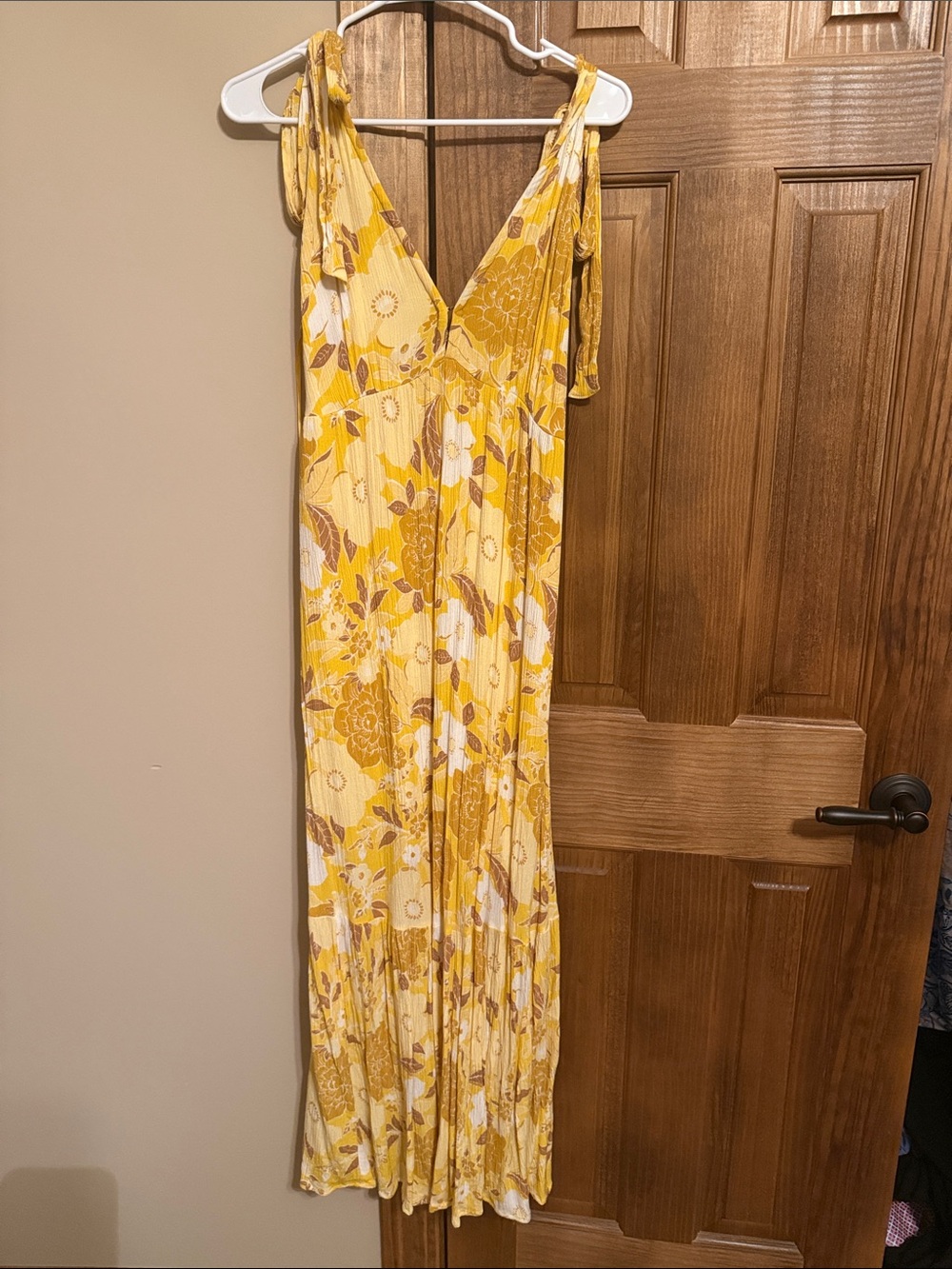 Abercrombie & Fitch Yellow Floral Sundress